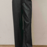 Able | Delilah Faux Leather Wide Leg Pants | Sweetest Stitch Boutique