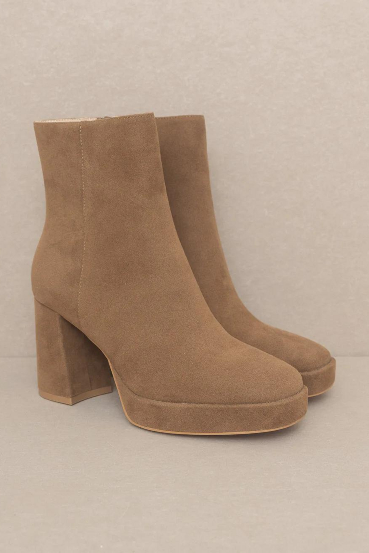Oasis Society | Lima Platform Boots Brown | Sweetest Stitch Online