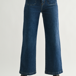 Just Black Denim | Emmy Wide Leg Jeans - Dark | Sweetest Stitch