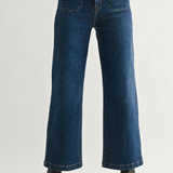 Just Black Denim | Emmy Wide Leg Jeans - Dark | Sweetest Stitch