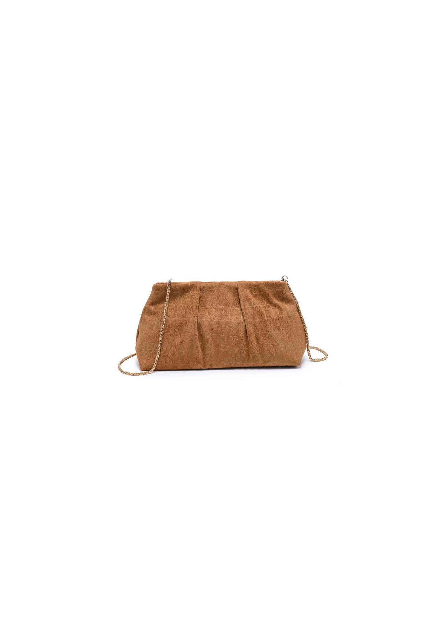 Moda Luxe | Elva Suede Clutch - Tan | Sweetest Stitch Boutique RVA