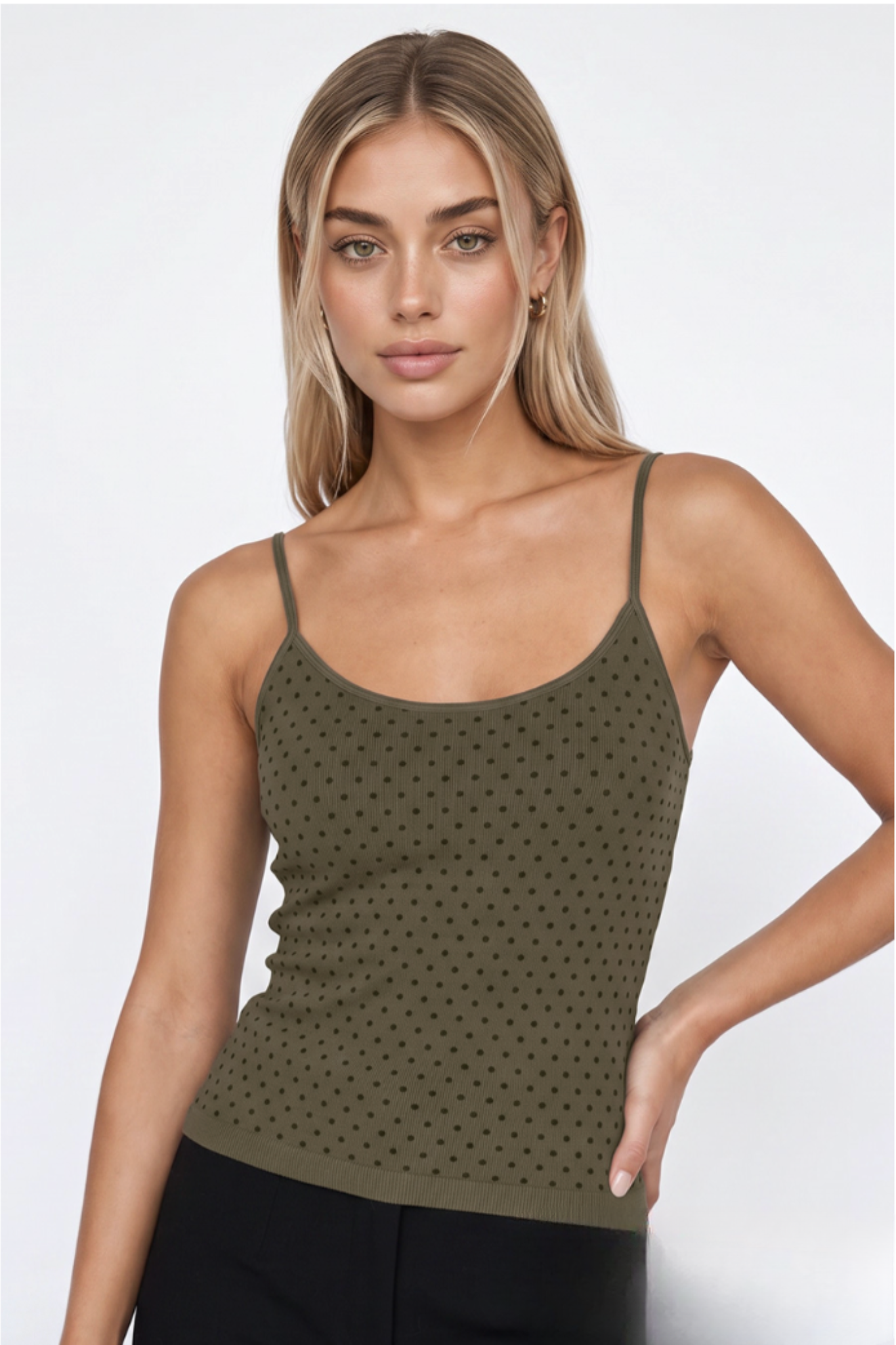 Nikibiki | Polka Dot Cami | Sweetest Stitch Boutique Richmond VA