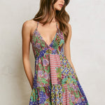 Dress Forum | Ariyah Patchwork Mini Dress | Sweetest Stitch Boutique