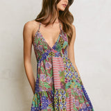 Dress Forum | Ariyah Patchwork Mini Dress | Sweetest Stitch Boutique