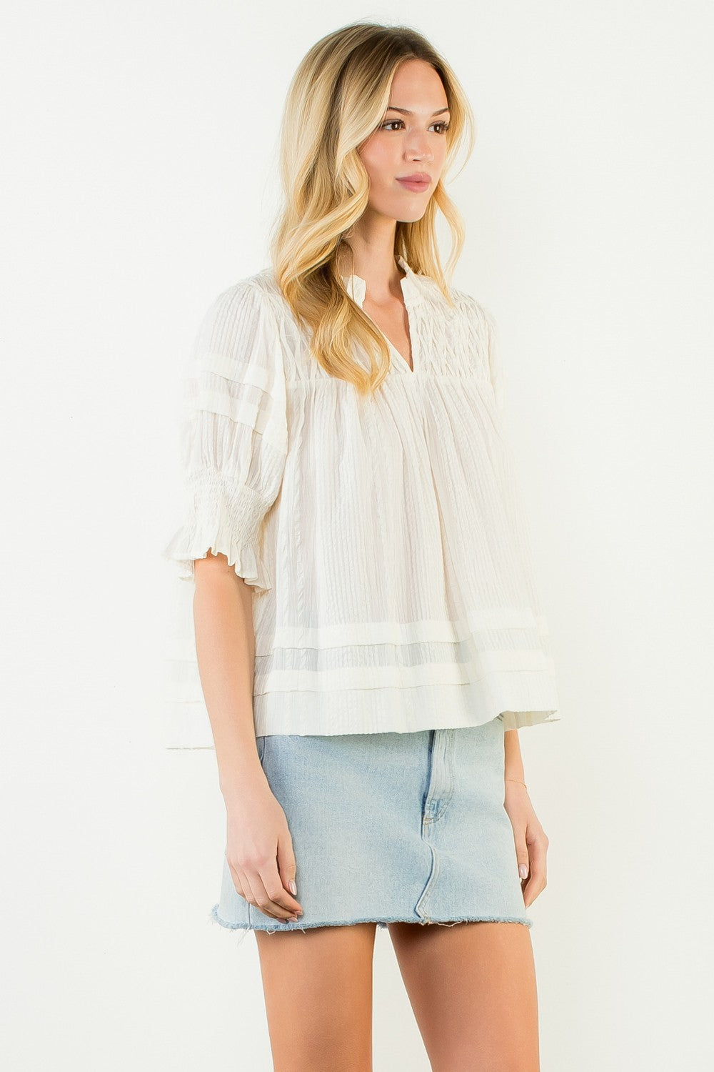 THML | Bonnie V-Neck Top | Sweetest Stitch Boutique Richmond
