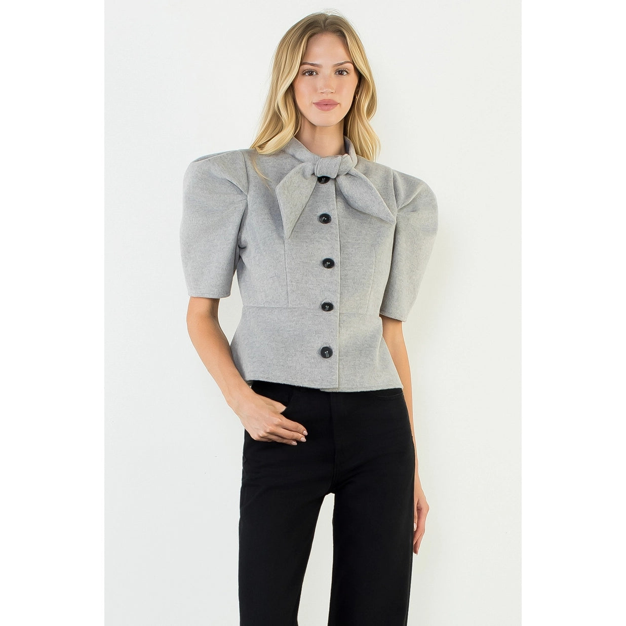 THML | Freya Button Front Jacket | Sweetest Stitch Boutique Richmond