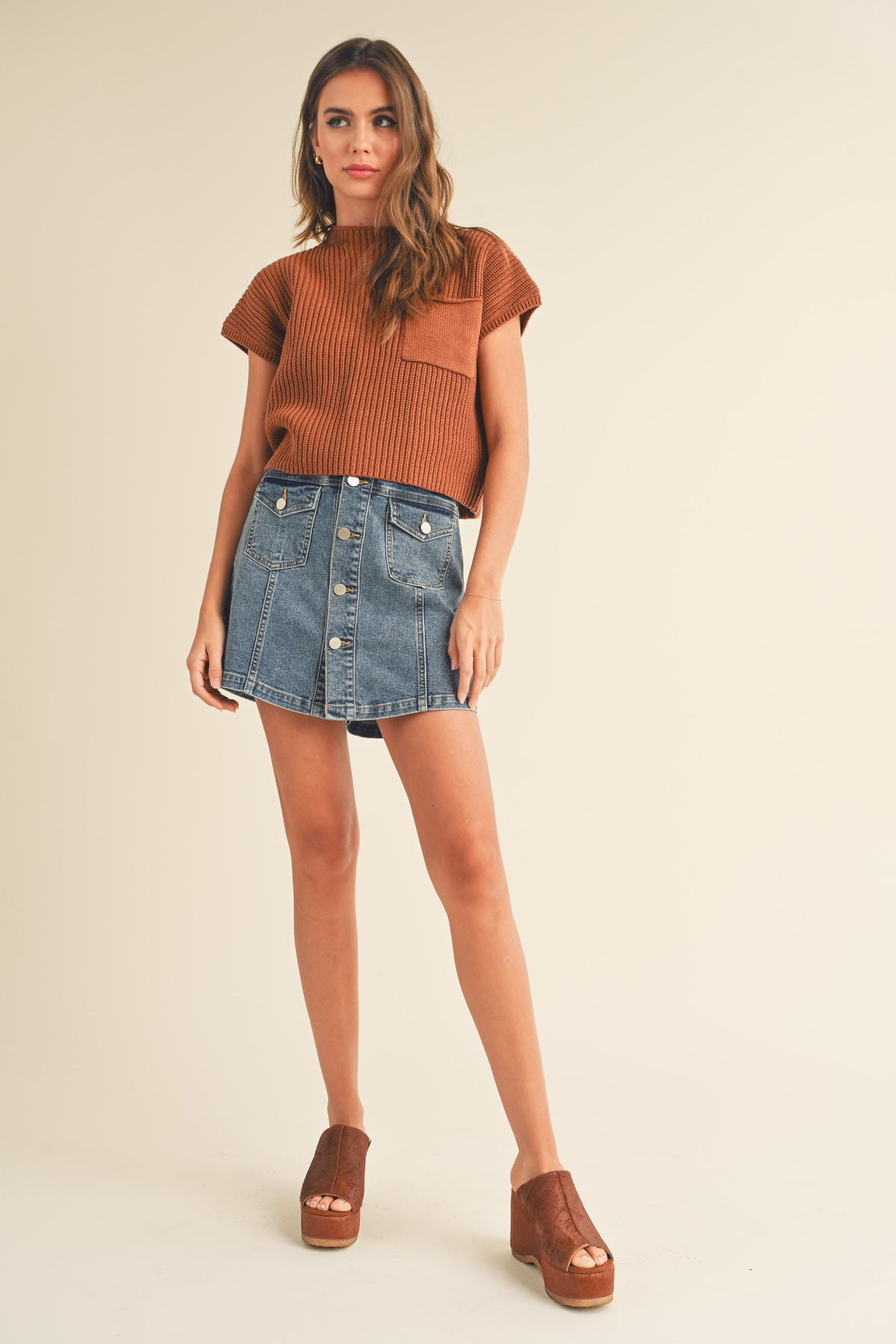Miou Muse | Knit Sleeveless Top | Sweetest Stitch Online Boutique