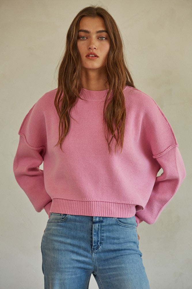 By Together | Leda Pullover Pink | Sweetest Stitch RVA Boutique