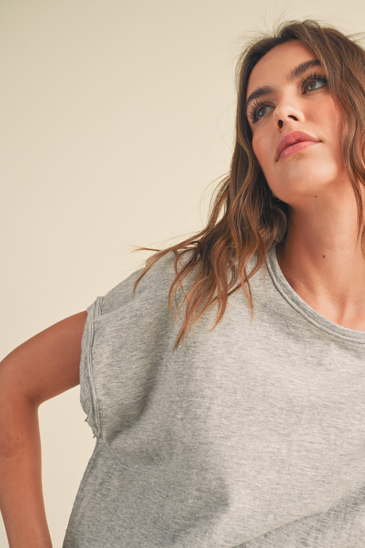 Miou Muse | Relaxed Fit Gray T-Shirt | Sweetest Stitch Richmond