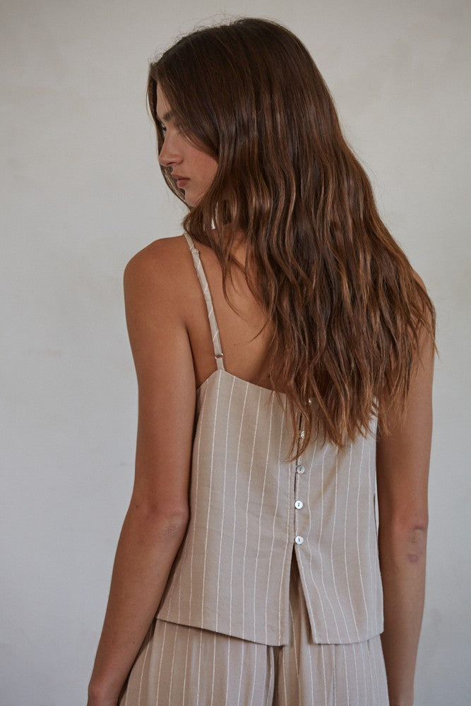 By Together | Linen Striped Top | Sweetest Stitch Online Boutique