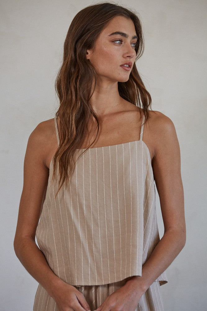 By Together | Linen Striped Top | Sweetest Stitch Online Boutique