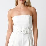Olivaceous | Stella Strapless Romper | Sweetest Stitch Boutique RVA