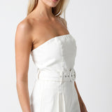 Olivaceous | Stella Strapless Romper | Sweetest Stitch Boutique RVA
