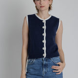 Aureum | Clara Knit Button Front Top | Sweetest Stitch Boutique RVA