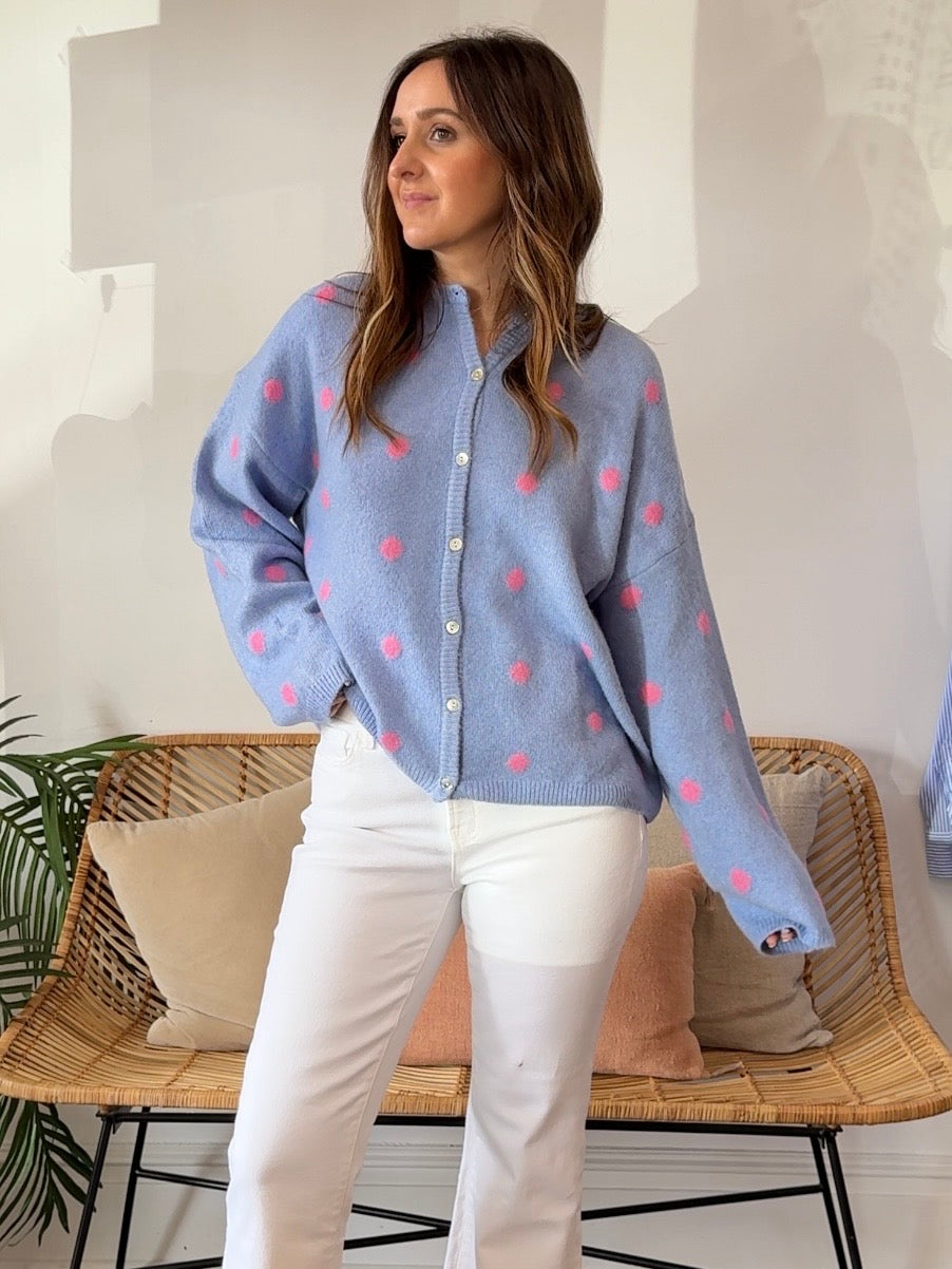 Le Lis | Kerri Polka Dot Cardigan | Sweetest Stitch Boutique Richmond