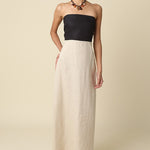 Olivaceous | Aspyn Strapless Maxi Dress | Sweetest Stitch Boutique
