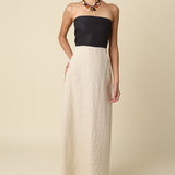 Olivaceous | Aspyn Strapless Maxi Dress | Sweetest Stitch Boutique
