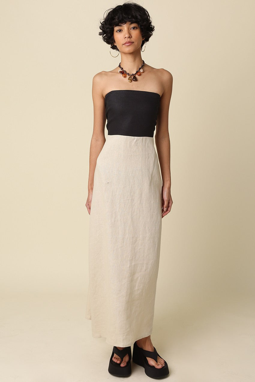 Olivaceous | Aspyn Strapless Maxi Dress | Sweetest Stitch Boutique