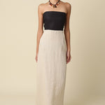 Olivaceous | Aspyn Strapless Maxi Dress | Sweetest Stitch Boutique