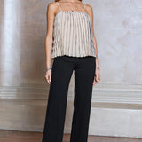 Current Air | Janice Sleeveless Pleated Top | Sweetest Stitch RVA