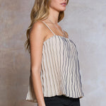 Current Air | Janice Sleeveless Pleated Top | Sweetest Stitch RVA