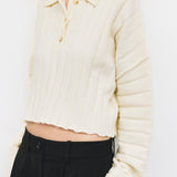 Mod Ref | Karina Wide Ribbed Collar Sweater | Sweetest Stitch Boutique
