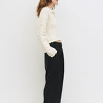 Mod Ref | Karina Wide Ribbed Collar Sweater | Sweetest Stitch Boutique