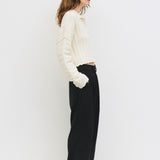 Mod Ref | Karina Wide Ribbed Collar Sweater | Sweetest Stitch Boutique