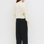 Mod Ref | Karina Wide Ribbed Collar Sweater | Sweetest Stitch Boutique