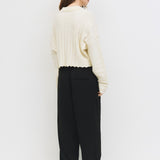 Mod Ref | Karina Wide Ribbed Collar Sweater | Sweetest Stitch Boutique