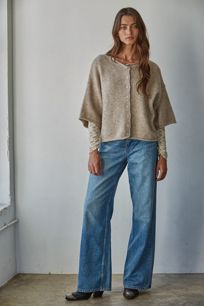 By Together | Rosie Button Front Sweater | Sweetest Stitch Botique RVA