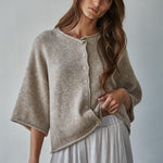 By Together | Rosie Button Front Sweater | Sweetest Stitch Botique RVA