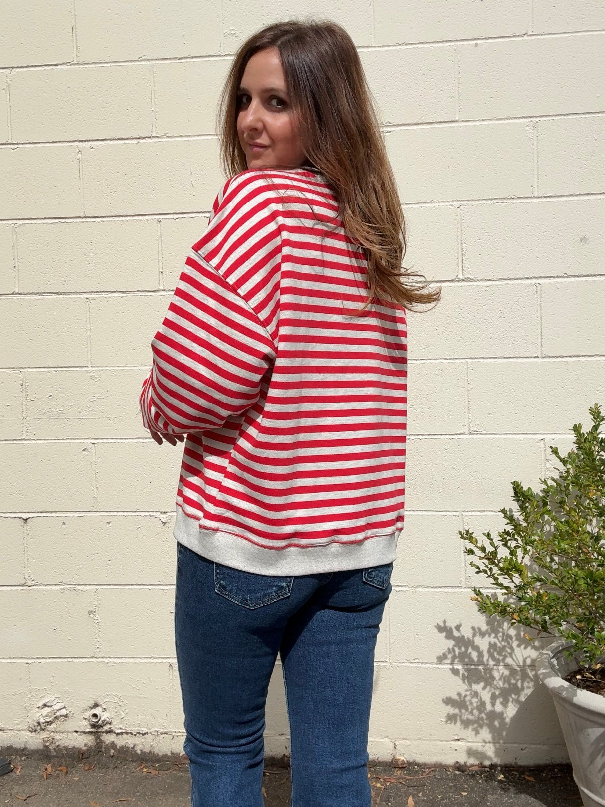 Miou Muse | Athena Striped Pullover | Sweetest Stitch Boutique