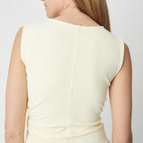 Mod Ref | Josephine Sleeveless Twist Front Top | Sweetest Stitch RVA