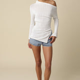 Olivaceous | Lauren Off Shoulder Top | Sweetest Stitch Boutique RVA