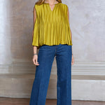 Current Air | Sammy Pleated Sleeveless Top | Sweetest Stitch Boutique
