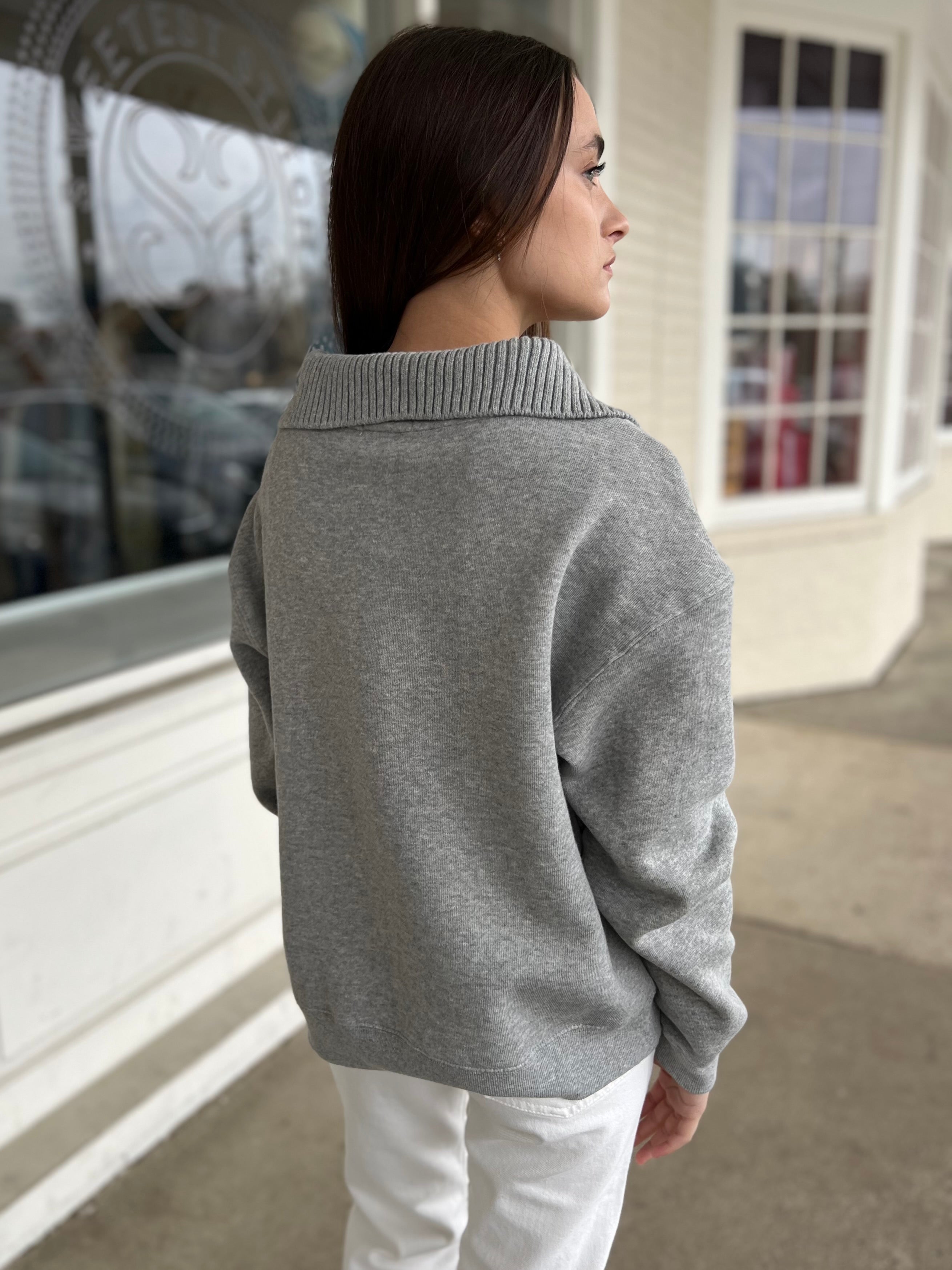Z Supply| Gray Sonata Sweatshirt | Sweetest Stitch Boutique