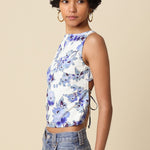 Olivaceous | Paige Floral Open Back Top | Sweetest Stitch Boutique