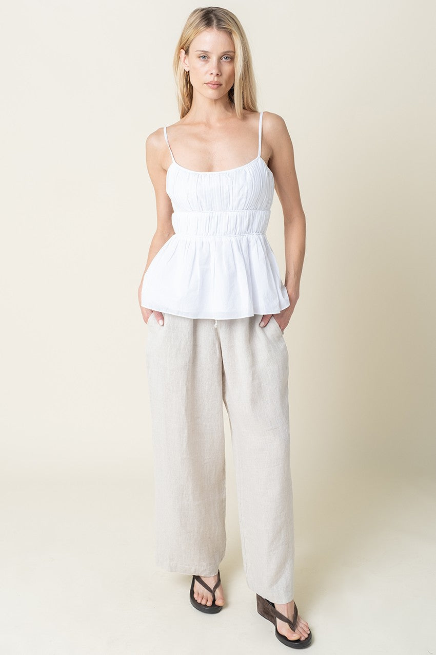 Olivaceous | Adele Linen Wide Leg Pants | Sweetest Stitch Boutique