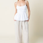 Olivaceous | Adele Linen Wide Leg Pants | Sweetest Stitch Boutique