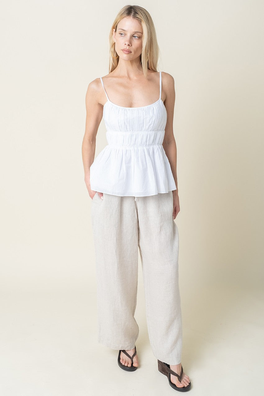 Olivaceous | Adele Linen Wide Leg Pants | Sweetest Stitch Boutique