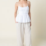 Olivaceous | Adele Linen Wide Leg Pants | Sweetest Stitch Boutique