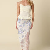 Olivaceous | Magnolia Floral Midi Skirt | Sweetest Stitch Boutique RVA