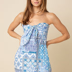 Olivaceous | Lana Strapless Tie Front Mini Dress | Sweetest Stitch RVA
