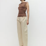 Mod Ref | Maeve Sleeveless Top - Brown | Sweetest Stitch Boutique