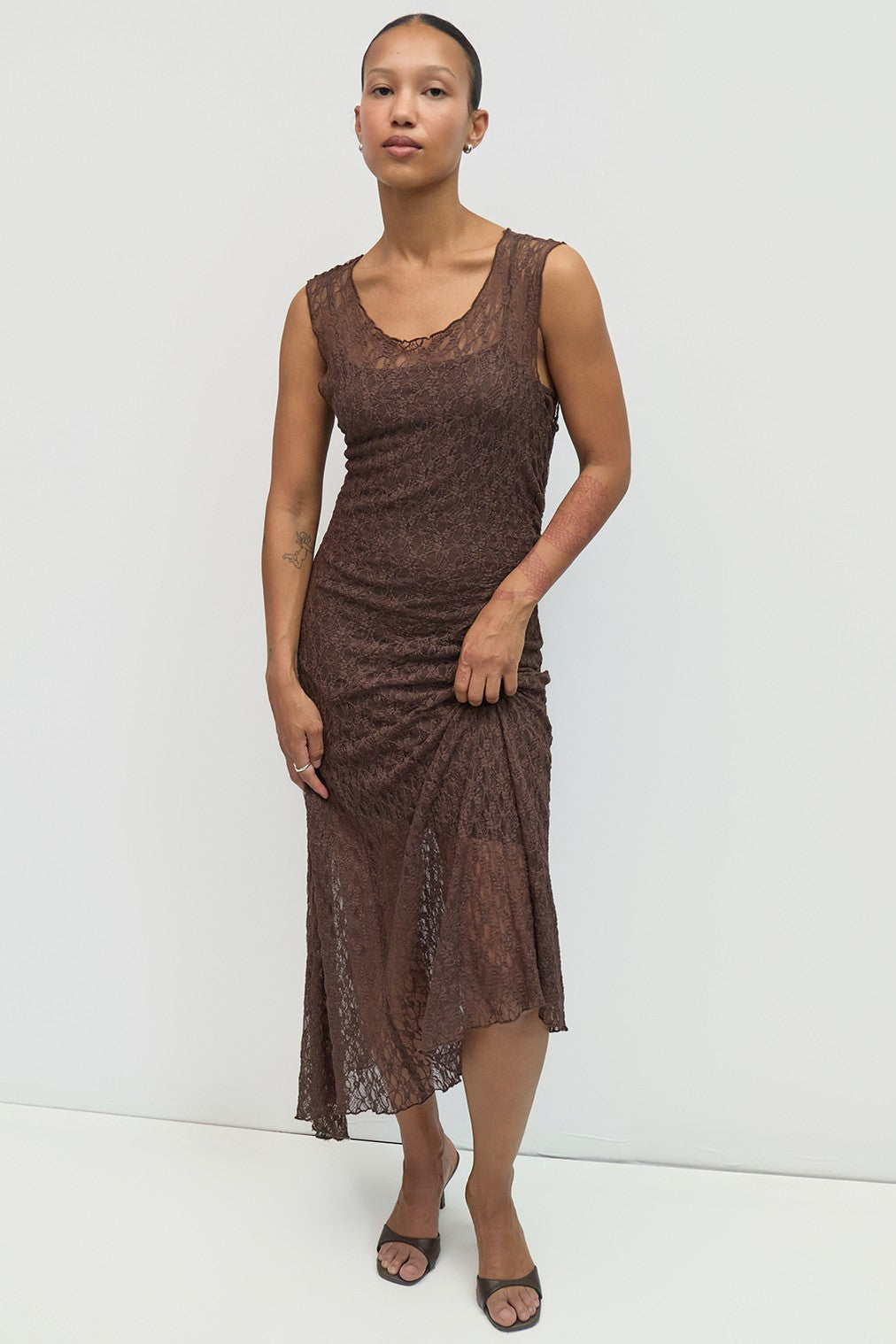 Mod Ref | Jaylin Lace Midi Dress | Sweetest Stitch Boutique Richmond