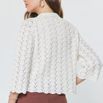 Current Air | Samantha Open Knit Cardigan | Sweetest Stitch Boutique