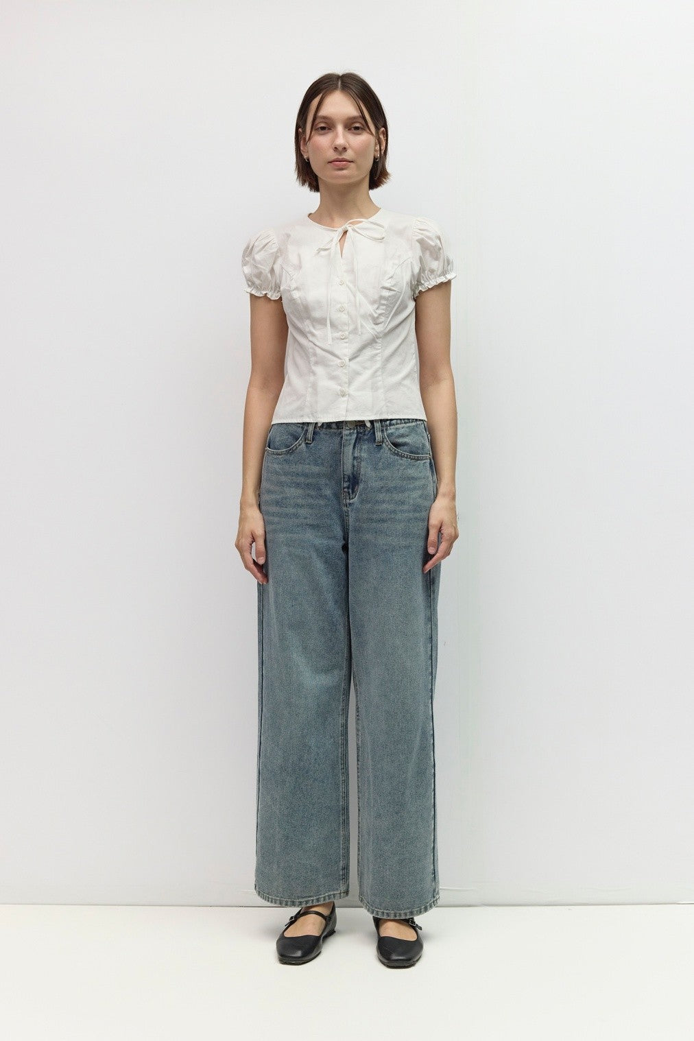 Mod Ref | Madison Tie Neck Top | Sweetest Stitch Boutique Richmond