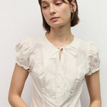 Mod Ref | Madison Tie Neck Top | Sweetest Stitch Boutique Richmond