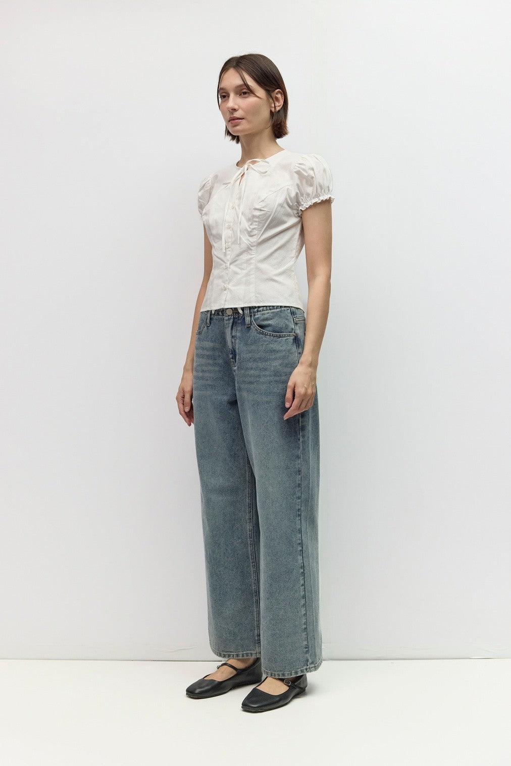Mod Ref | Madison Tie Neck Top | Sweetest Stitch Boutique Richmond